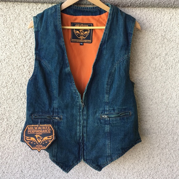 torrid Jackets & Blazers - Plus Size Biker Officer Zippered Denim Vest